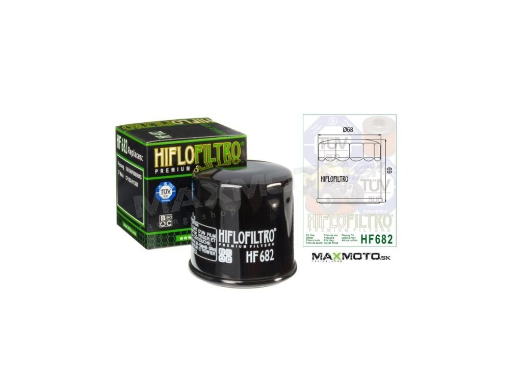 Hiflo HF682 Ölfilter - Perfekt Für Hyosung TE 450 Motorräder