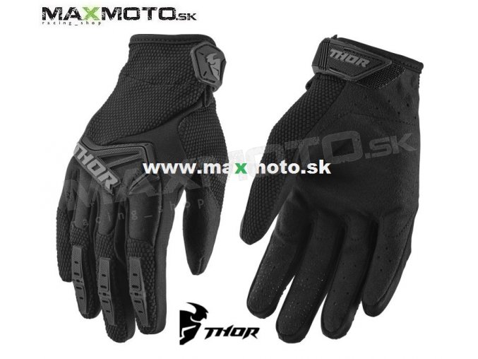 Rukavice THOR Spectrum S9 OFFROAD BLACK 3330 5136 5137 5138 5139 5140 5141