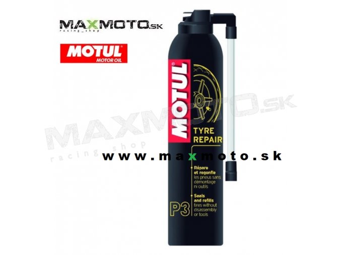 Sprej na opravu defektu pneumatik MOTUL P3 TYRE REPAIR 300ml MU102990