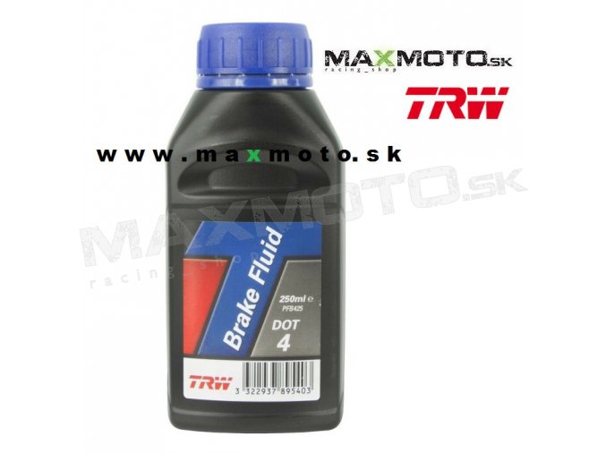 Brzdovy kvapalina TRW Brake Fluid DOT4 250ml PFB425