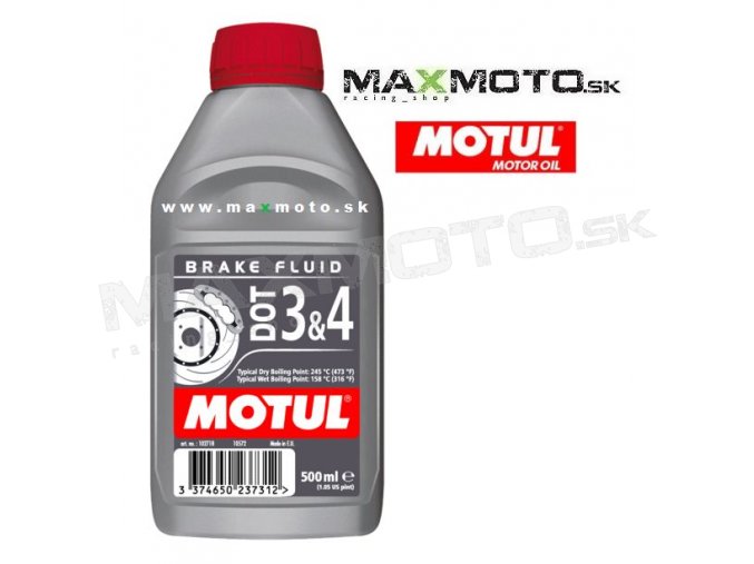 Brdzova kvapalina MOTUL DOT3 DOT4 500ml MU102718