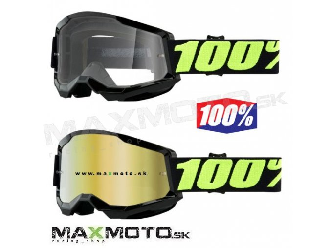 Okuliare 100% STRATA 2 Goggle Upsol cire sklo 2601 2947 50421 259 11 cire sklo 2601 2934 50421 101 11