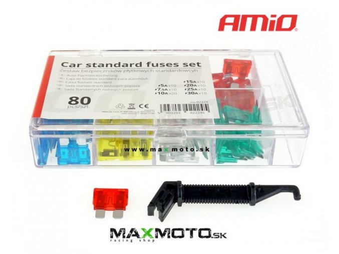 Autopoistky AMIO 80ks MIX, štandardné/ mini