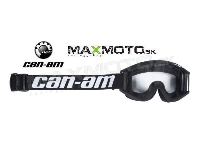 Okuliare CAN-AM Trail Goggles - čierne