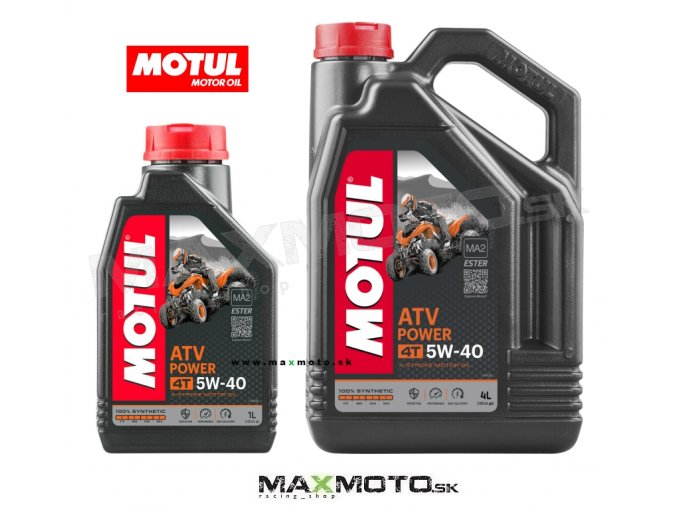 Olej MOTUL ATV POWER 4T 5W40 1L 4L 105897 105898