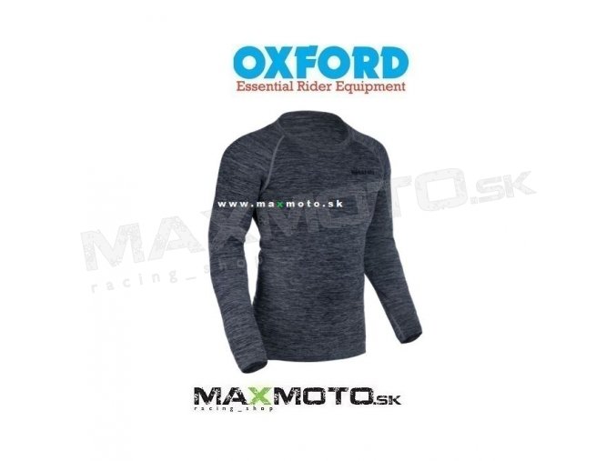 OXFORD Termopradlo Tricko CHARCOAL MARL LA214101