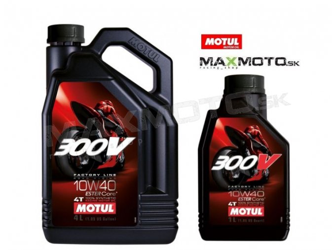 Olej MOTUL 300V 10W40 4T FACTORY LINE ROAD