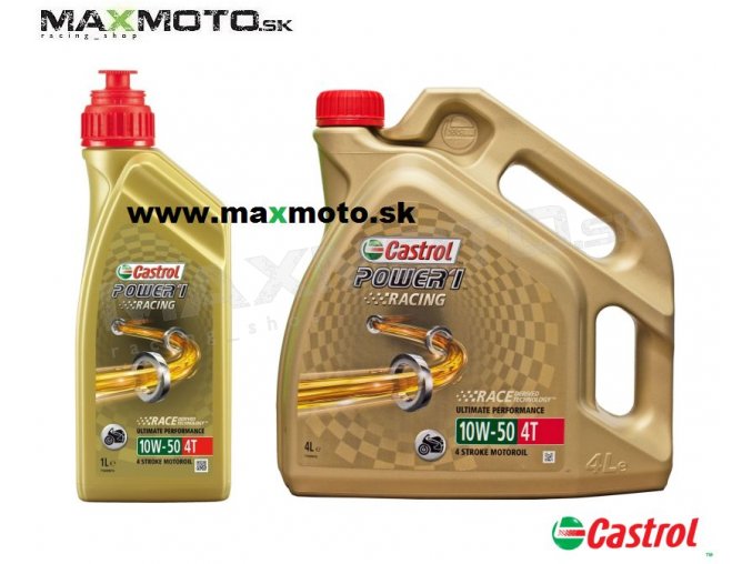 Olej CASTROL POWER 1 4T 10W50 1L 4L