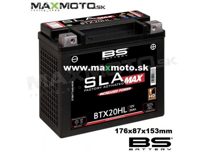 Bateria gelova BTX20HL MAX, 20Ah BTX20HL 300883