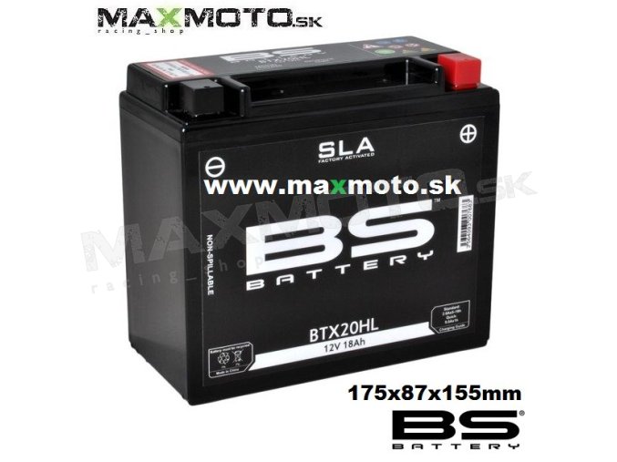 Bateria gelova BTX20HL 18Ah BTX20HL 300689 300883