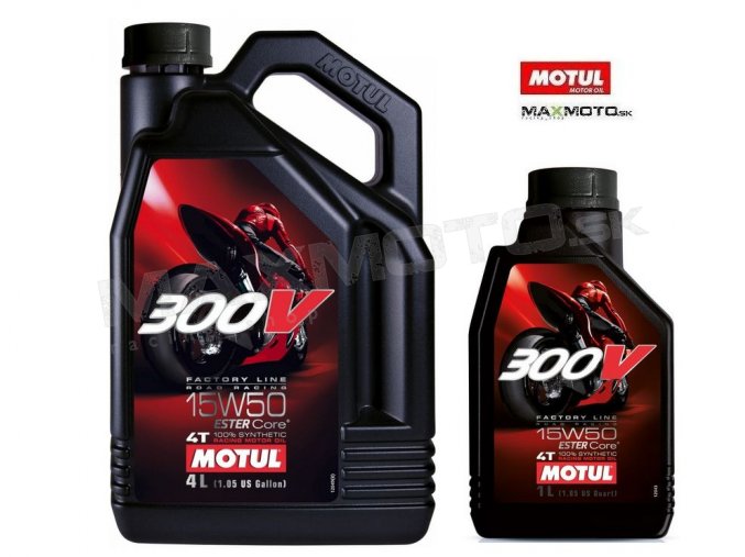 Olej MOTUL 300V 15W50 4T FACTORY LINE ROAD