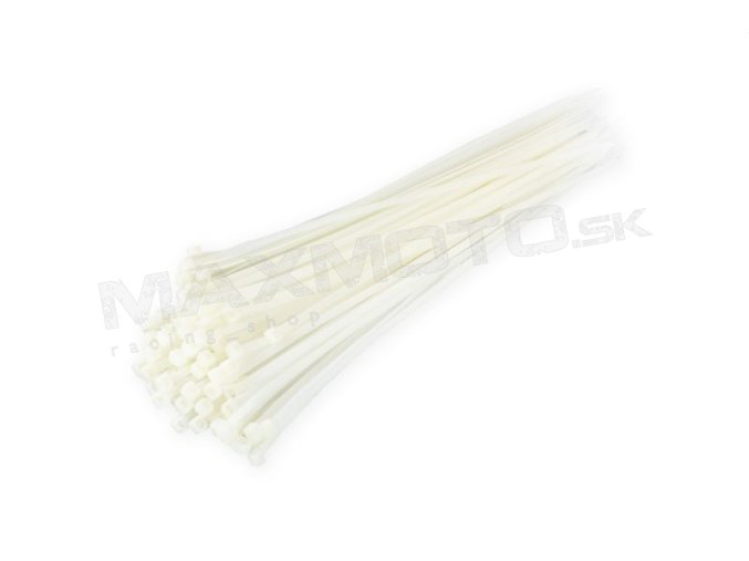 Stahovacie pasky 3 6x150mm biele 100ks AMTK 3 6X150