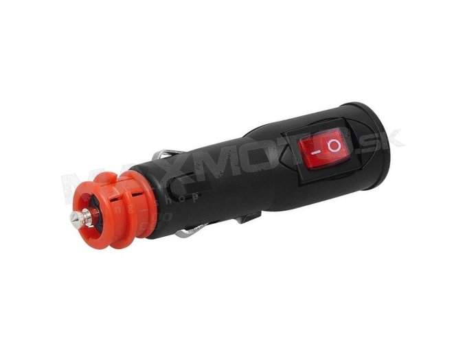 Zástrčka autozapaľovača s vypínačom EURO/DIN AMIO, 12/24V