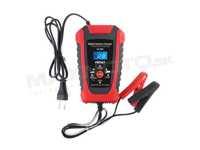 AMiO Nabíjačka auto/moto digitálna 6V/12V - 2A/6A - DBC-02