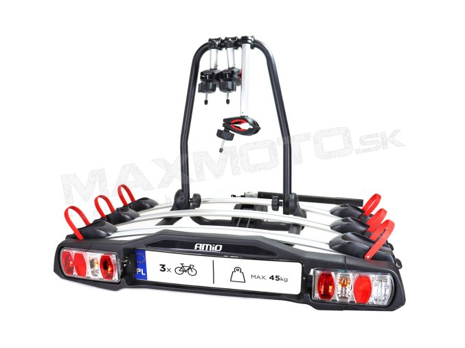 Nosič na bicykle na ťažné zariadenie auta TBC-01/3 AMIO - pre 3 bicykle (45kg)
