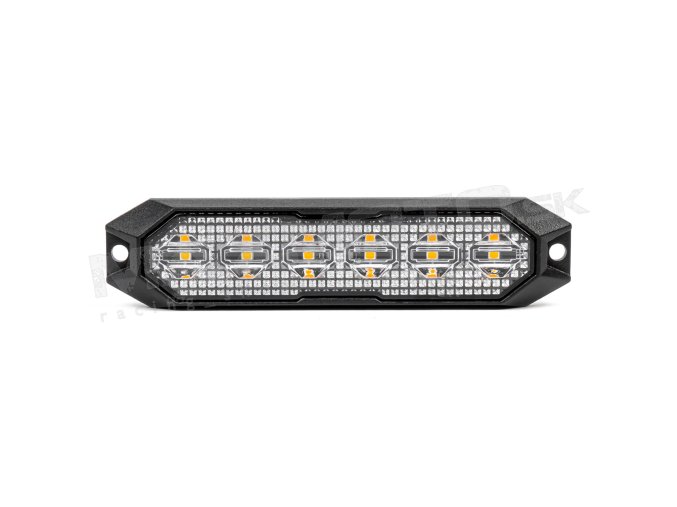 Výstražné osvetlenie oranžové 6x3W LED R65 R10 12/24V IP6K9K AMIO-03930