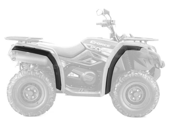 rozsirovacie plasty blatnikov cfMOTO X550 x600 MP0166