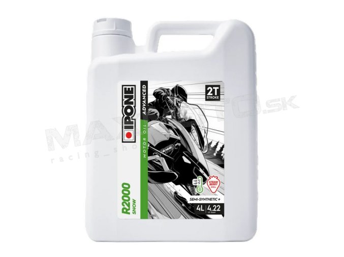 Motorový olej IPONE R2000 SNOW 2T 4L - jahoda (-45°C)
