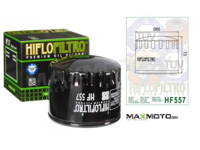 Olejový filter BOMBARDIER Traxter 500 99-05, HF557, 420256620, 711256620