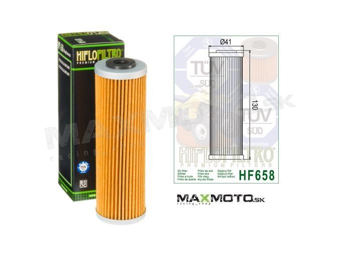 Olejový filter KTM SX Quad 450, 505, 450 Rally HF658