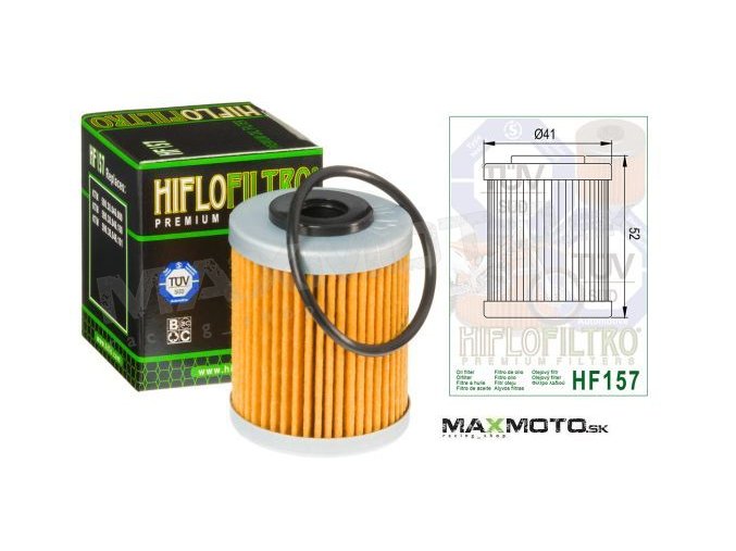 Olejový filter KTM 450/525 XC, POLARIS 450/525 Outlaw, HF157 (2. filter)