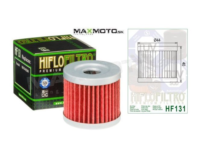 Olejový filter SUZUKI LTZ90, ALT/LT 125/185, 16510-05240, HF131