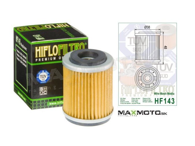 Olejový filter YAMAHA YFM 200/225/230/250, YTM 200, YFB250 83-04 HF143