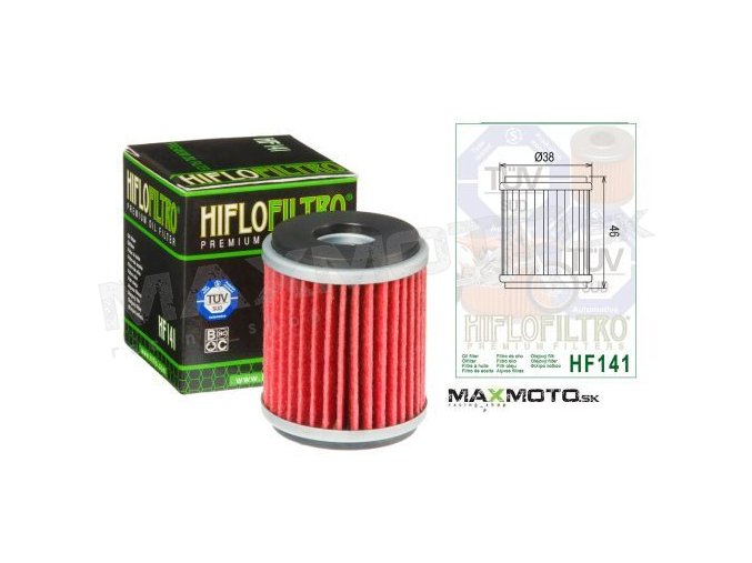 Olejový filter YAMAHA YFZ450 04-06, 5TA-13440-00, 5YP-E3440-00, HF141