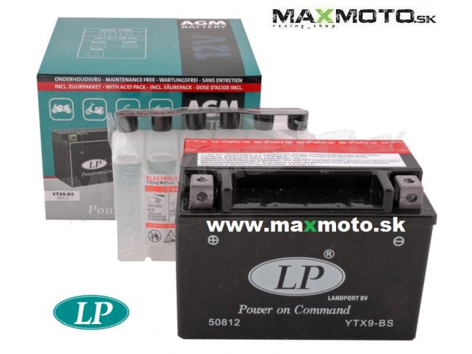 Bateria LP YTX9 BS 12V 8Ah 152x88x106mm