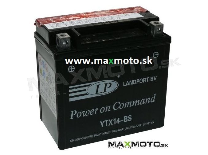 Batéria YTX14-BS, GTX14-BS, STX14-BS-MF, 12V, 12Ah, 152x88x147, AGM, SLA