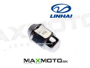 Matica disku LINHAI 200/ 300/ 400/ 500/ 550/ 565/ 750, M12x1.25, 27411, chrómová