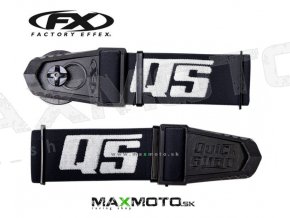 Rýchloupínací systém okuliarov na prilbu FACTORY EFFEX Quick Strap, čierny