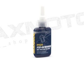 Lepidlo na závity MANNOL FIX-GEWINDE MITTELFEST, stredne silný, modrý, 50ml