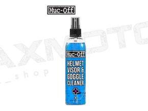 Sprej na čistenie prilby a okuliarov MUC-OFF HELMET VISOR & GOGGLE CLEANER, 250 ml