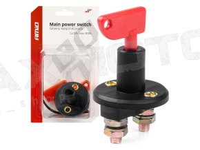 Hlavný vypínač autobatérie hebel AMIO 12/24V