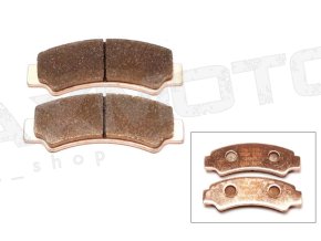 Brzdové obloženie LINHAI Landforce 550L/ 650L, predné/ zadné, 65165, 65166