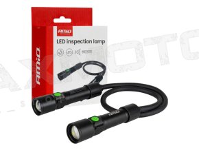 LED kontrolná baterka AMIO 2xP50 1000mAh, 04671