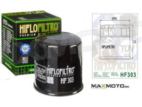 Olejový filter YAMAHA Grizzly 660, Kodiak 400/450, Wolverine 450, Rhino 450/660, HF303