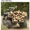 Vozik pre stvorkolky UTV malotraktor SHARK WOOD 1500 cierny 800 S2W BL 3