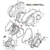 Tesnenie spojky variátora SUZUKI Kingquad 700/ 750, 11482-31G00, ARCTIC CAT 700, 3403-070