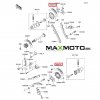 92057 0187 rozvodova retaz KAWASAKI BRUTE FORCE 750 650 KFX700 schema