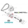 Zavazie variatora CF MOTO Gladiator X450 X600 X850 X1000 0GR0 051005 schema