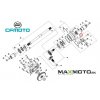 Gufero zadneho diferencialu CF MOTO Gladiator X8 X450 X520 X550 X600 X850 X1000 Z8 UTV830 35 50 7mm 0800 062204 schema