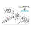 Uchyt zadneho brzdica CF MOTO Gladiator RX510 RX530 X5 X6 X8 X450 X520 X600 UTV530 0180 331005 schema