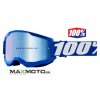 Okuliare 100% STRATA 2 Goggle blue zrkadlo sklo modre 2601 2936 50421 250 02