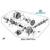 Tisichran predneho diferencialu CF MOTO Gladiator RX510 X8 X550 X600 Z1000 UTV800 1000 0180 310003 0050 schema