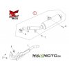 Koncovka vyfuku ACCESS Tomahawk 300 400 12160 A03 000 schema