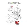 Vicko chladica ACCESS Max 4 300 Max 5 400 Tomahawk 300 400 Warrior 450 15232 A01 000 schema