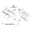 Tesnenie prevodovky CF MOTO Gladiator X450 X520 X625 X850 X1000 Z1000 UTV625 UTV800 UTV1000 0GR0 065003 schema
