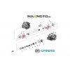 Kardanovy kriz CF MOTO Gladiator X450 X520 X625 UTV625 UTV1000 Z1000 22x50mm 9GQ0 290210